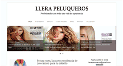 Desktop Screenshot of llerapeluqueros.com