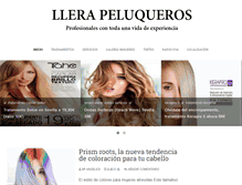 Tablet Screenshot of llerapeluqueros.com